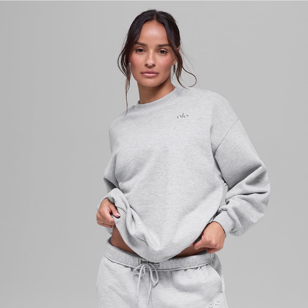 ALO yoga grey accolade sweater